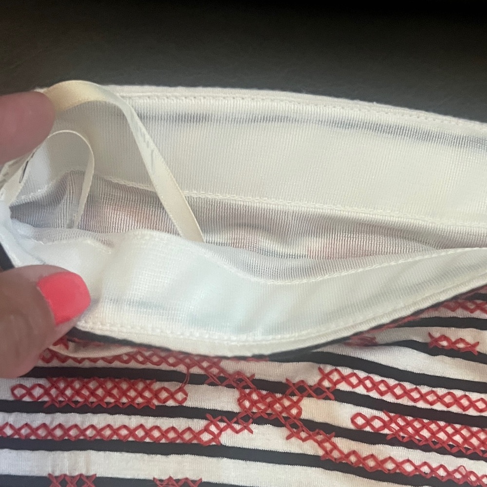 THML Red & White Stitched Patterned Women's Mini … - image 5